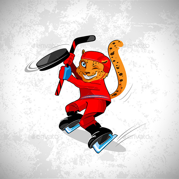 GraphicRiver Leopard Played Hockey 11415833 GraphicRiver Leopard Played Hockey 11415833