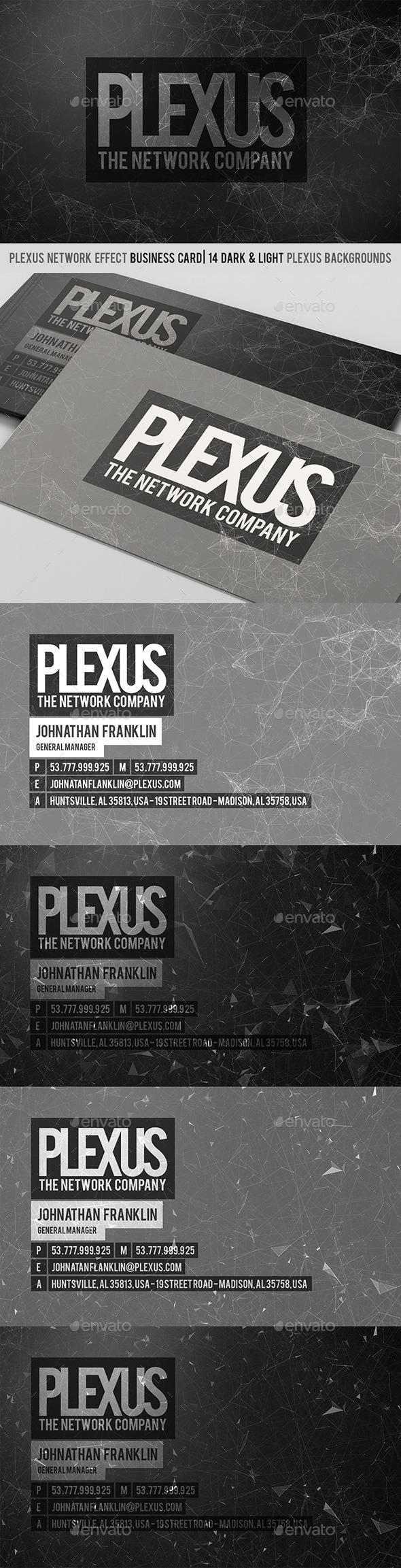 Plexus Business Cards (Corporate)