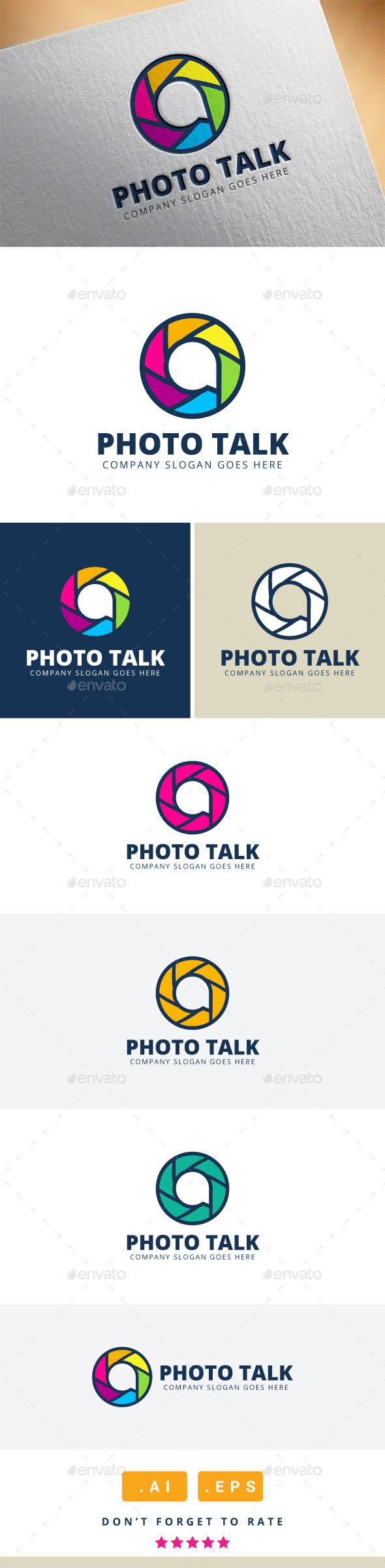 GraphicRiver Photo Talk Logo 11416501 GraphicRiver Photo Talk Logo 11416501