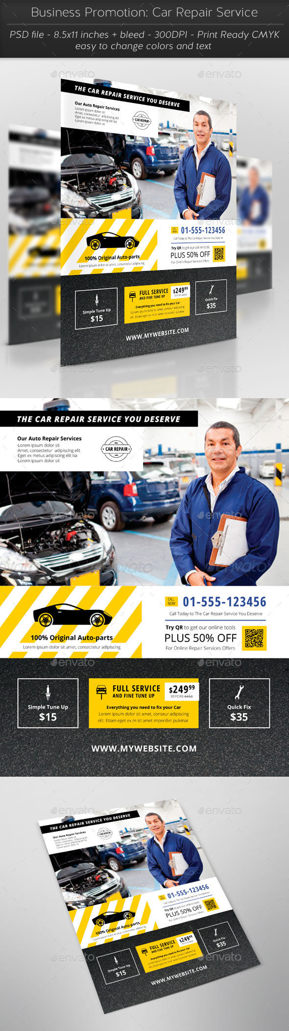 GraphicRiver Business Promotion Car Repair Service 11417233 GraphicRiver Business Promotion Car Repair Service 11417233
