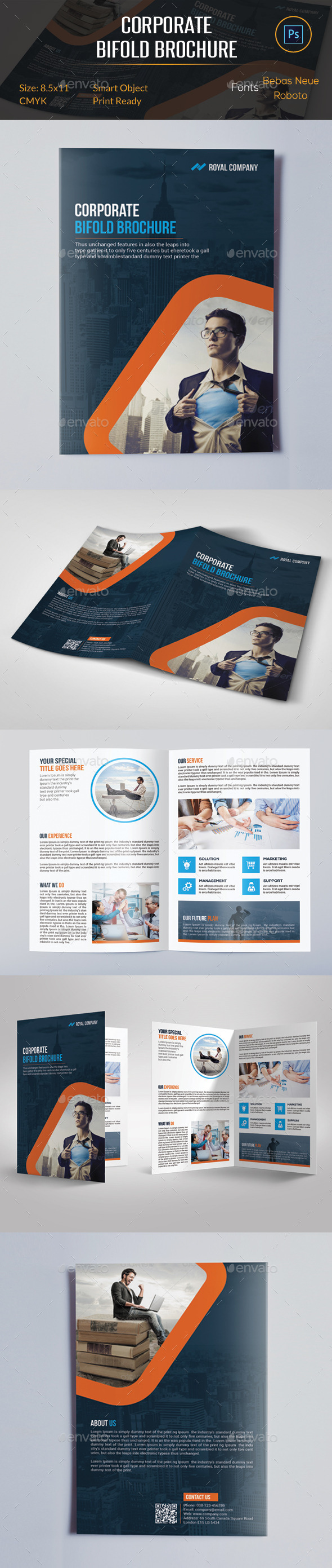 GraphicRiver Corporate Bifold Brochure 11417245 GraphicRiver Corporate Bifold Brochure 11417245