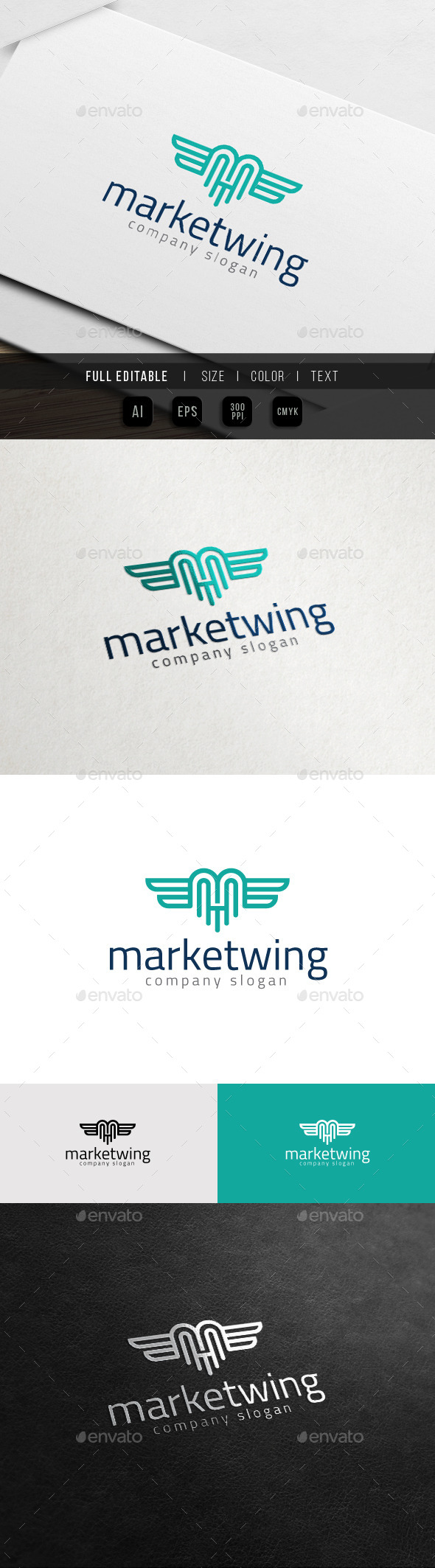 GraphicRiver Markup Wing Flying M Logo 11418196 GraphicRiver Markup Wing Flying M Logo 11418196