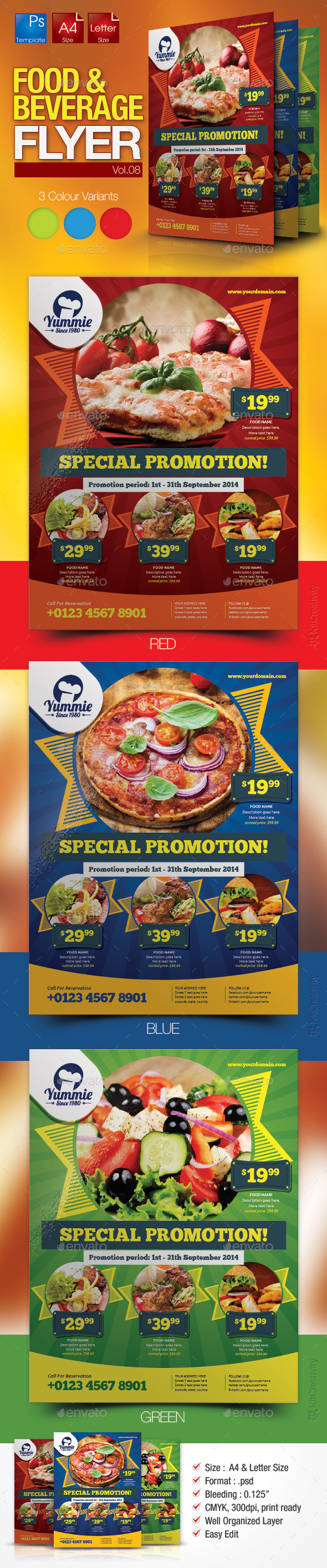 Restaurant Flyer Vol.8