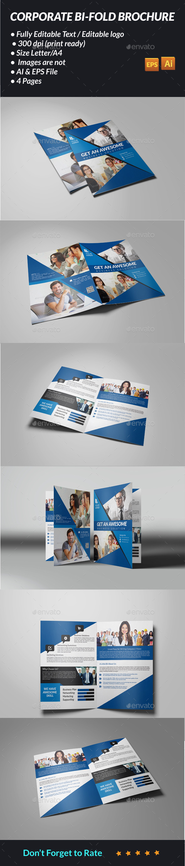 GraphicRiver Corporate Bi-Fold Brochure 11421390 GraphicRiver Corporate Bi-Fold Brochure 11421390