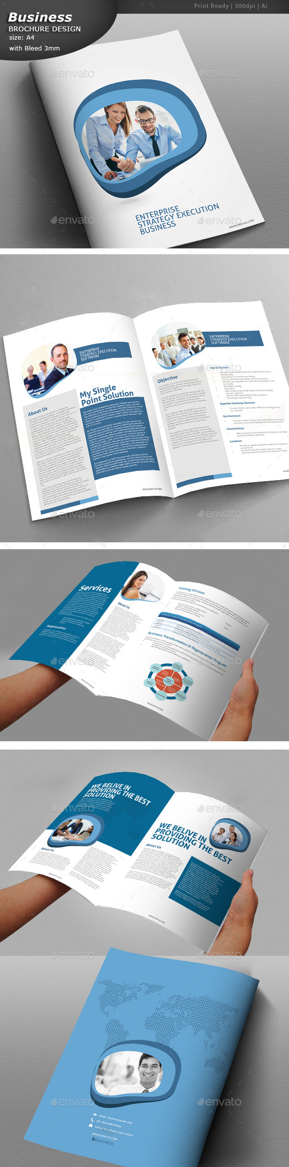 GraphicRiver Clean Business Brochure 11421720 GraphicRiver Clean Business Brochure 11421720