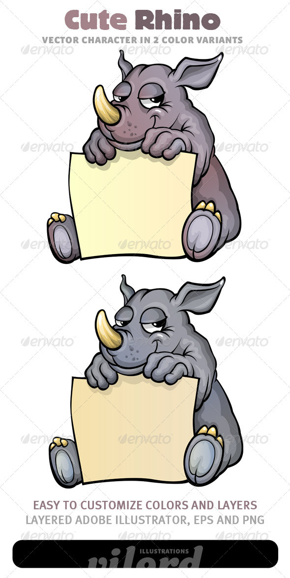 Rhino Mascot Rhino Mascot