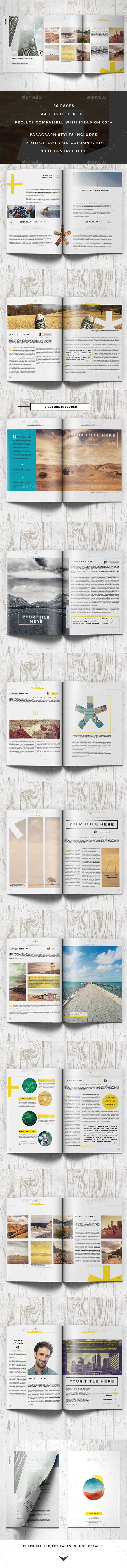 GraphicRiver Clean Magazine Template 11422937 GraphicRiver Clean Magazine Template 11422937