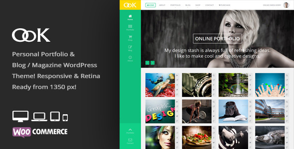 OoK - Personal Blog / Magazine & Portfolio Theme