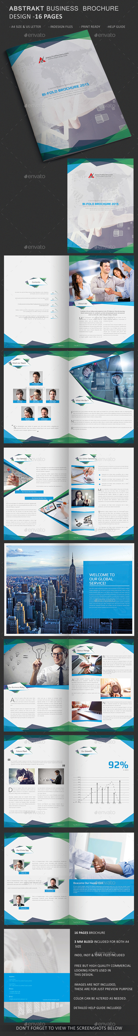 Abstrakt - Corporate Business Brochure -16 Page (Corporate)