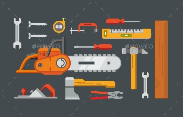 GraphicRiver Construction Tools Objects 11423252 GraphicRiver Construction Tools Objects 11423252