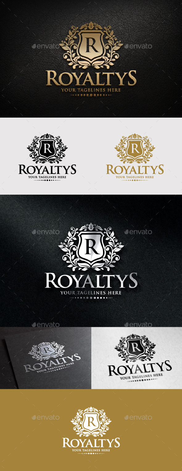 GraphicRiver Royaltys Logo 11406910 GraphicRiver Royaltys Logo 11406910
