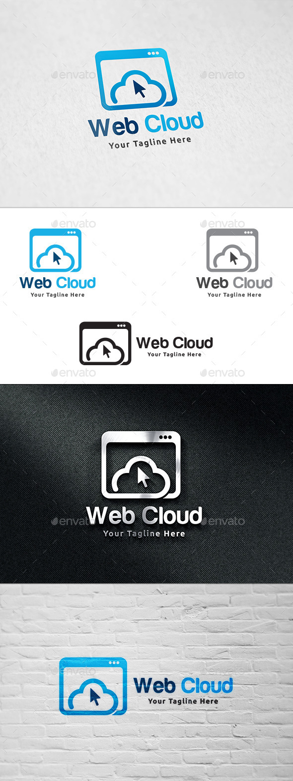 GraphicRiver Web Cloud Logo Template 11423270 GraphicRiver Web Cloud Logo Template 11423270