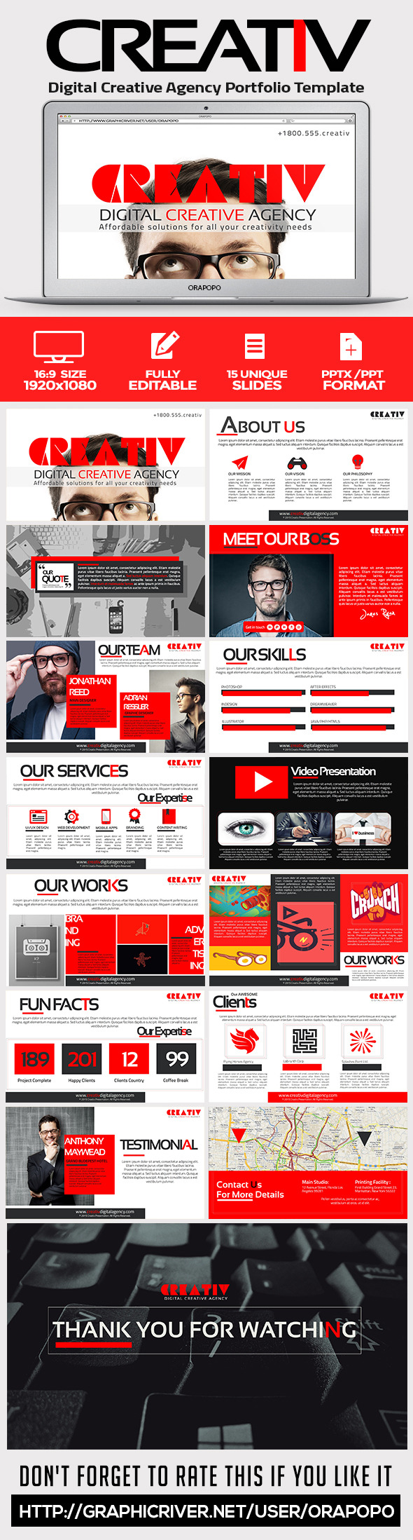 GraphicRiver Creativ Digital Creative Agency Portfolio Template 11402738 GraphicRiver Creativ Digital Creative Agency Portfolio Template 11402738