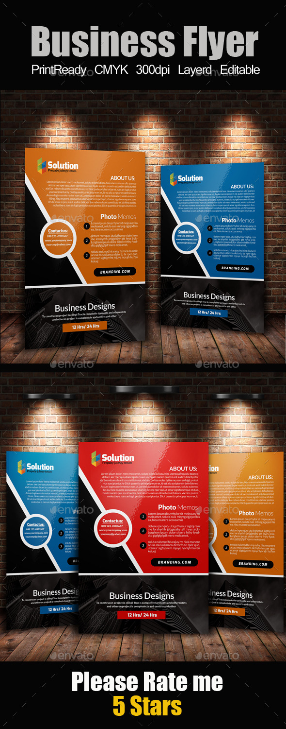 GraphicRiver A4 Business Flyer Template 11424603 GraphicRiver A4 Business Flyer Template 11424603