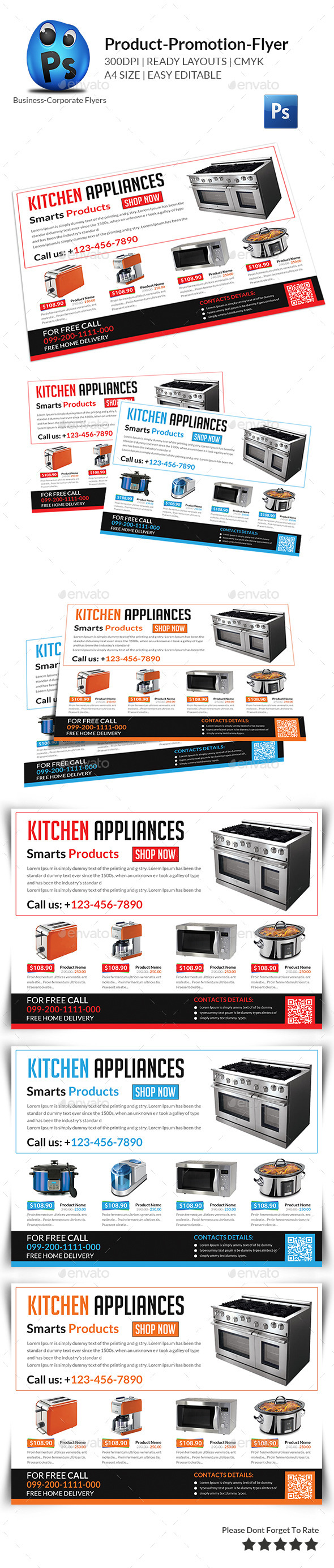 GraphicRiver Product Promotion Flyer Templates 11424880 GraphicRiver Product Promotion Flyer Templates 11424880