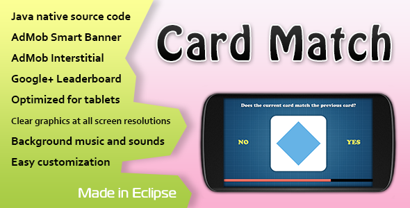 CodeCanyon Card Match Game with AdMob and Leaderboard 11426131 CodeCanyon Card Match Game with AdMob and Leaderboard 11426131