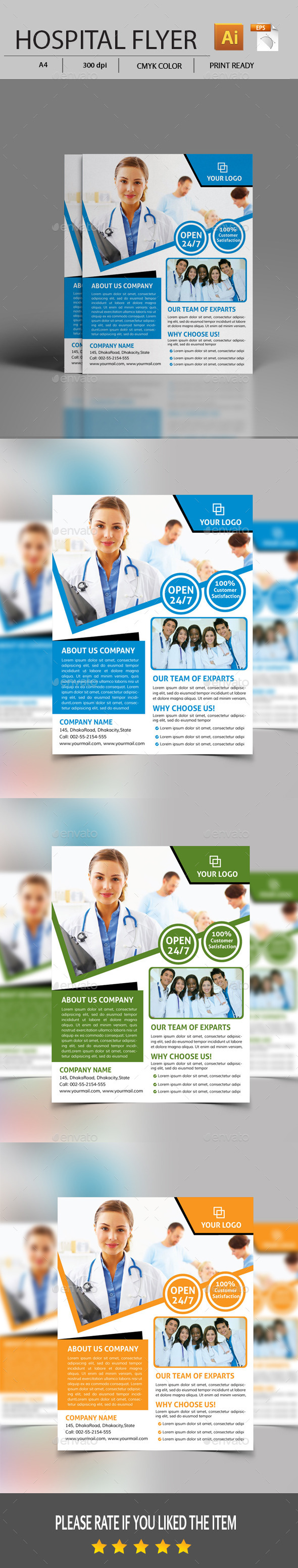 GraphicRiver Modern Medical Flyer 11426150 GraphicRiver Modern Medical Flyer 11426150