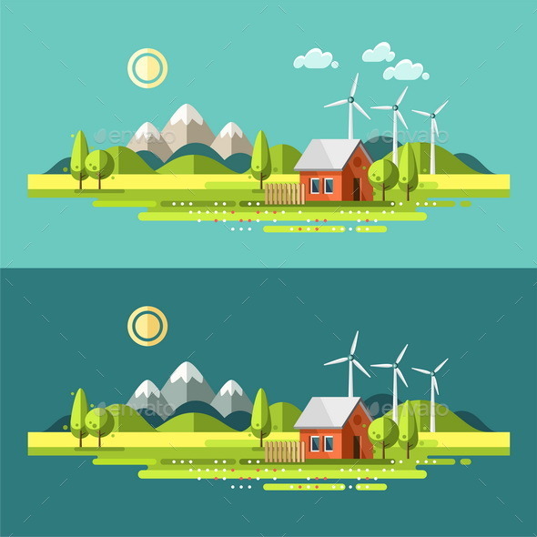 GraphicRiver Nature Summer Landscape 11426242 GraphicRiver Nature Summer Landscape 11426242
