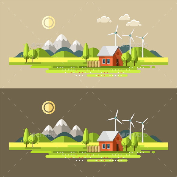 GraphicRiver Nature Summer Landscape 11426250 GraphicRiver Nature Summer Landscape 11426250