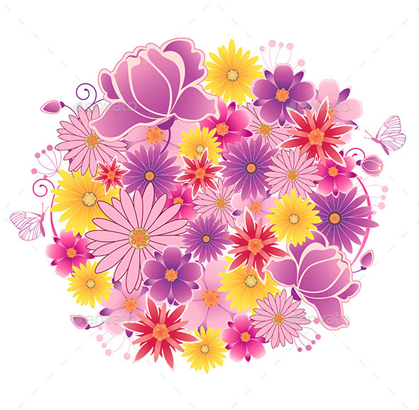 GraphicRiver Abstract Flowering Planet 11426282 GraphicRiver Abstract Flowering Planet 11426282