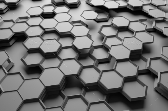 GraphicRiver Abstract 3D Rendering Of Surface With Hexagons 11426354 GraphicRiver Abstract 3D Rendering Of Surface With Hexagons 11426354