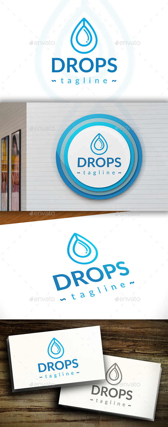 Simple Drop Logo