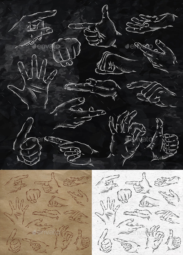 GraphicRiver Painted Hands 11427240 GraphicRiver Painted Hands 11427240