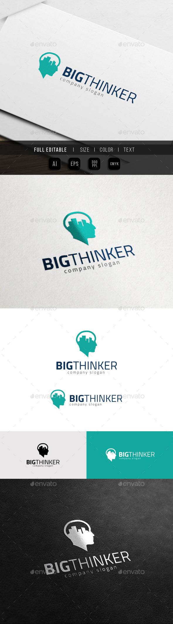 GraphicRiver Big City Idea Vision Thinker Logo 11427542 GraphicRiver Big City Idea Vision Thinker Logo 11427542