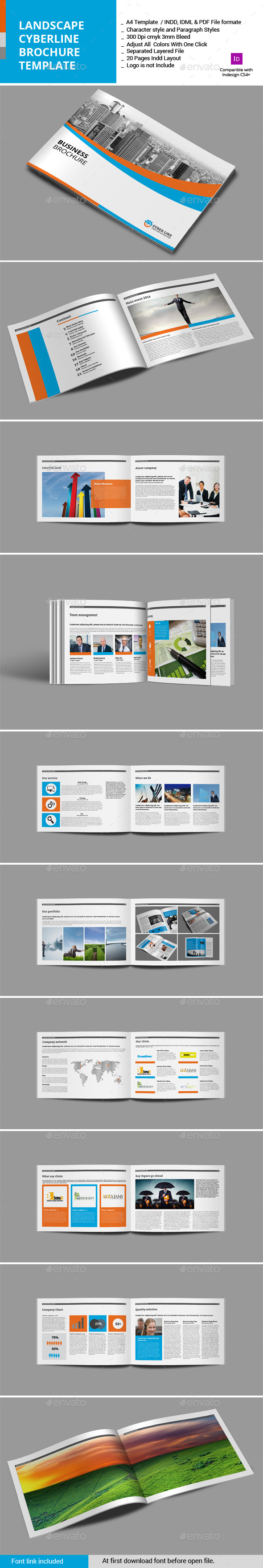 GraphicRiver Landscape Syberline Brochure Template 11427861 GraphicRiver Landscape Syberline Brochure Template 11427861