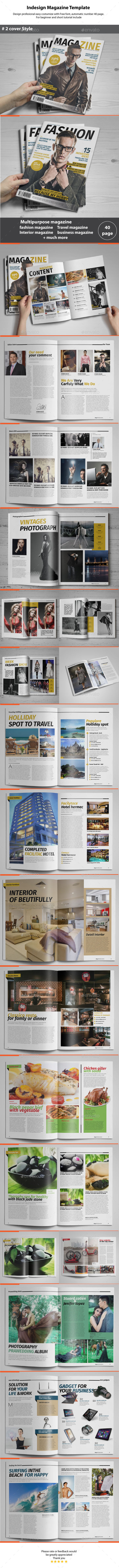 GraphicRiver Indesign Magazine Template 11361169 GraphicRiver Indesign Magazine Template 11361169