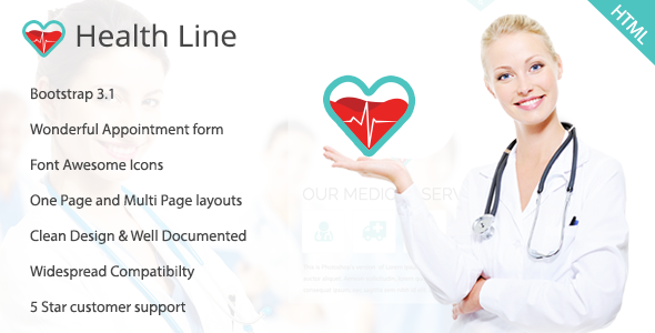 Health Line - Medic HTML Template