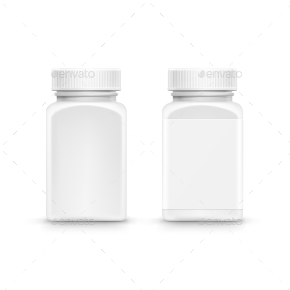 GraphicRiver Vector Plastic Packaging Bottle With Cap For Pills 11429993 GraphicRiver Vector Plastic Packaging Bottle With Cap For Pills 11429993