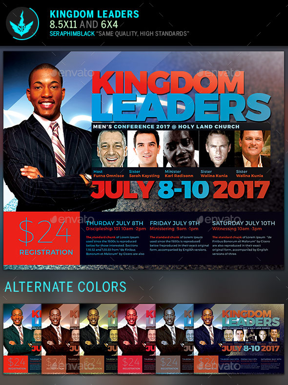 GraphicRiver Kingdom Leaders Church Flyer Template 11430007 GraphicRiver Kingdom Leaders Church Flyer Template 11430007