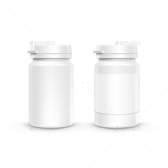 GraphicRiver Vector Plastic Packaging Bottle With Cap For Pills 11430146 GraphicRiver Vector Plastic Packaging Bottle With Cap For Pills 11430146