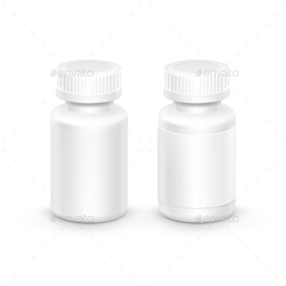 GraphicRiver Vector Plastic Packaging Bottle With Cap For Pills 11430204 GraphicRiver Vector Plastic Packaging Bottle With Cap For Pills 11430204