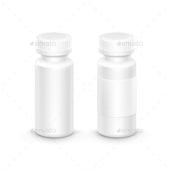 GraphicRiver Vector Plastic Packaging Bottle With Cap For Pills 11430318 GraphicRiver Vector Plastic Packaging Bottle With Cap For Pills 11430318