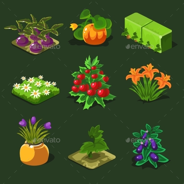 GraphicRiver Farm Of a Bed And Other Elements 11431606 GraphicRiver Farm Of a Bed And Other Elements 11431606