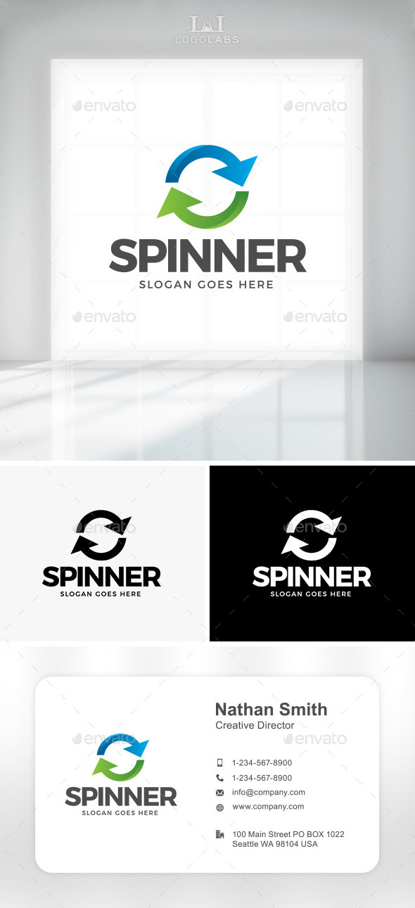 GraphicRiver Spinner Letter S Logo 11431822 GraphicRiver Spinner Letter S Logo 11431822