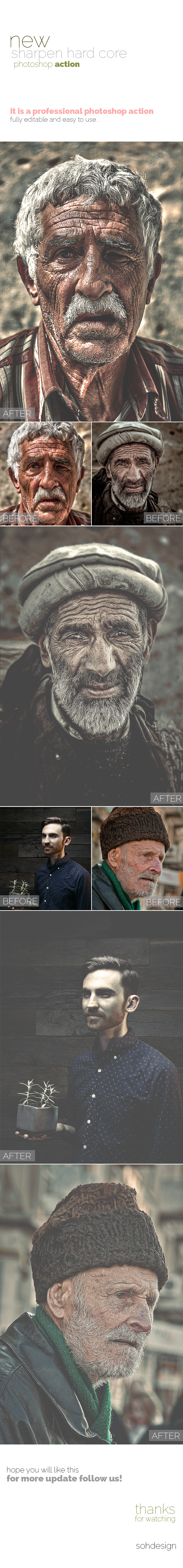 GraphicRiver New Sharpen Hard Core Photoshop Action 11433848 GraphicRiver New Sharpen Hard Core Photoshop Action 11433848