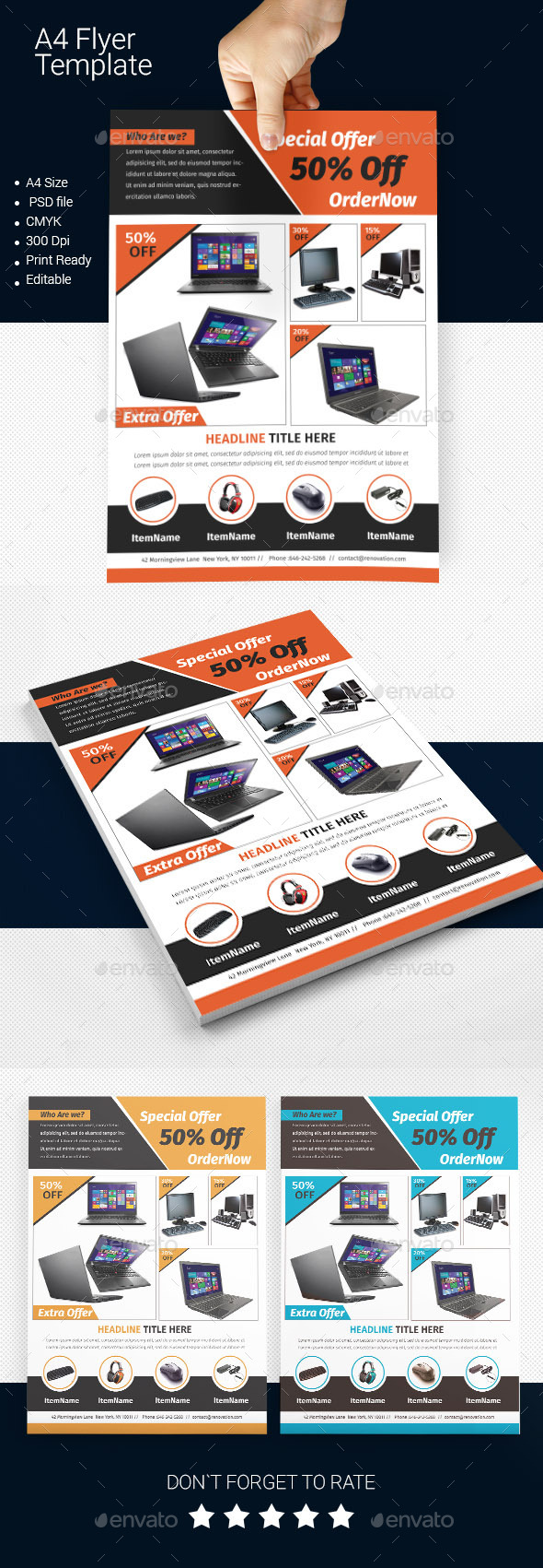 GraphicRiver A4 Business Flyer Template 06 11433946 GraphicRiver A4 Business Flyer Template 06 11433946