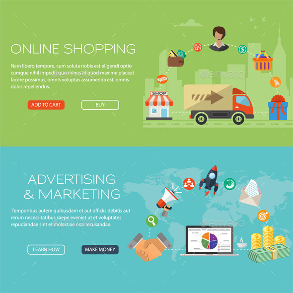 Online Shopping and Marketing Banners (Retail)