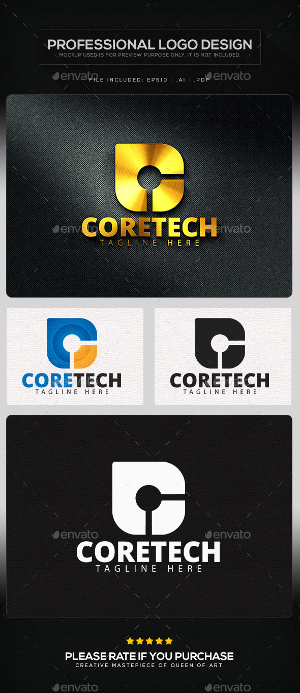 GraphicRiver Core Tech Logo Template 11434579 GraphicRiver Core Tech Logo Template 11434579