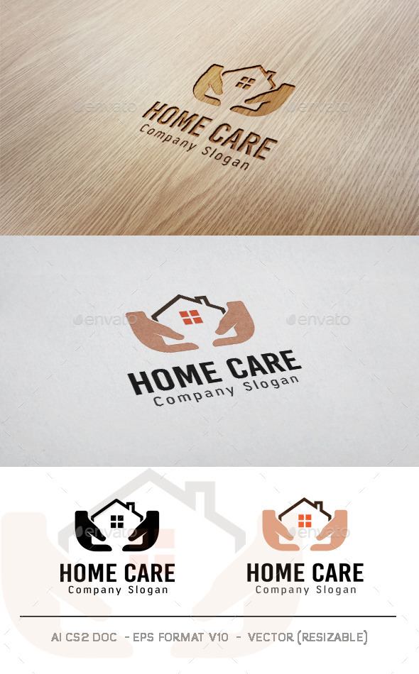 GraphicRiver Home Care Logo 11436776 GraphicRiver Home Care Logo 11436776