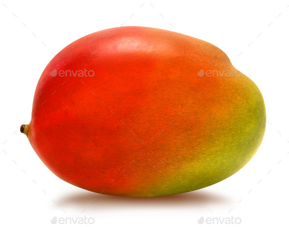 Juicy ripe mango isolated (Misc) Photo Download