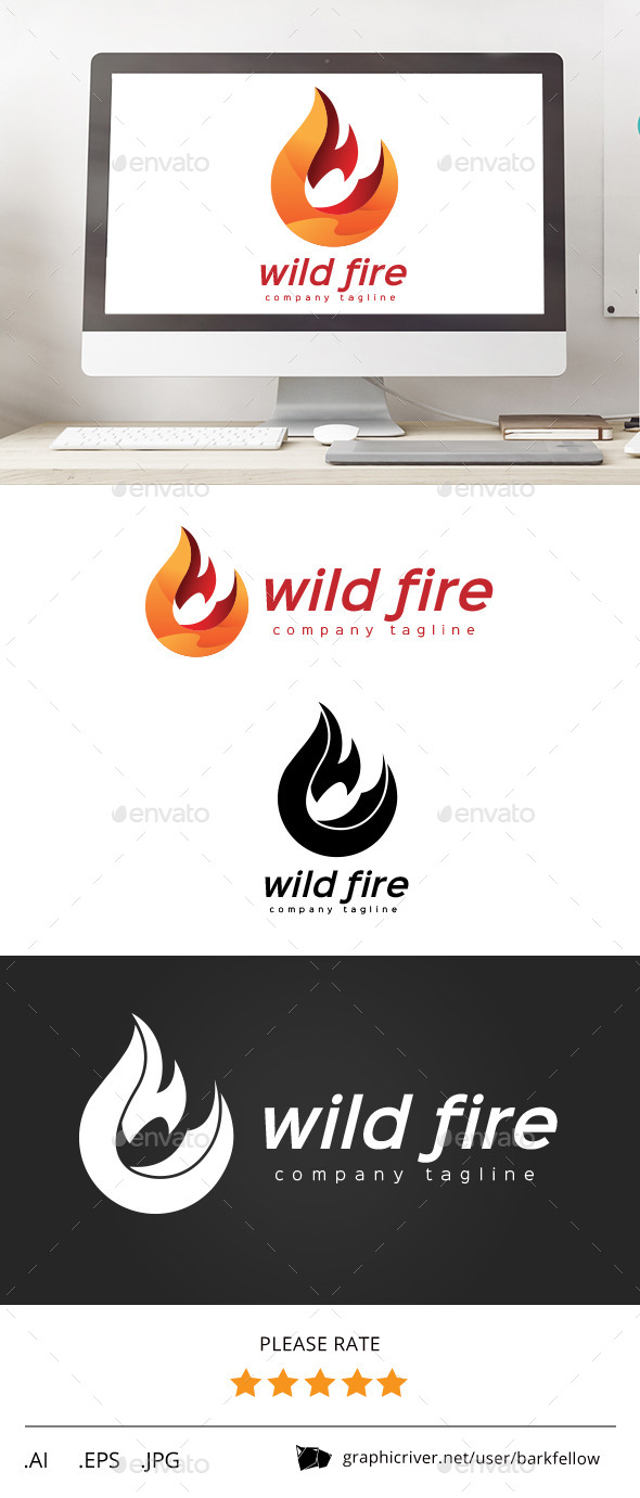 Wild Red Fire Logo