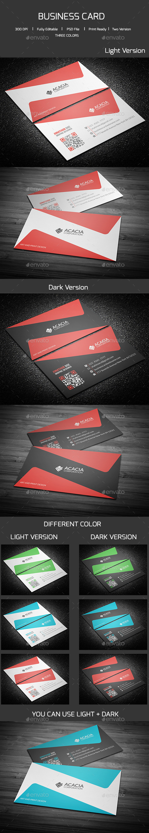 GraphicRiver Creative Business Card 11437832 GraphicRiver Creative Business Card 11437832