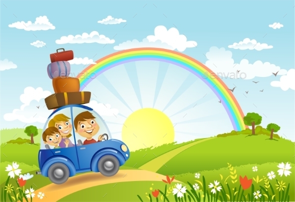 GraphicRiver Family Summer Adventure 11437859 GraphicRiver Family Summer Adventure 11437859