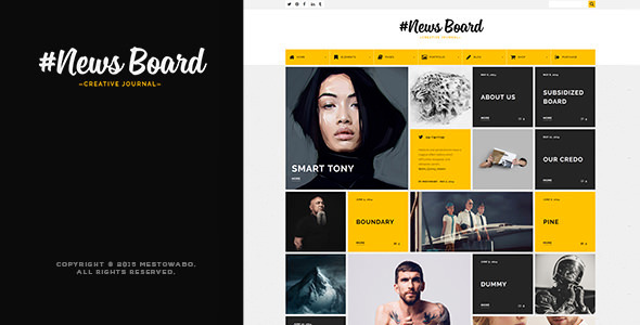 Download #News Board - WordPress Theme