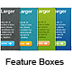 Feature Boxes with Textures Feature Boxes with Textures - GraphicRiver Item for Sale