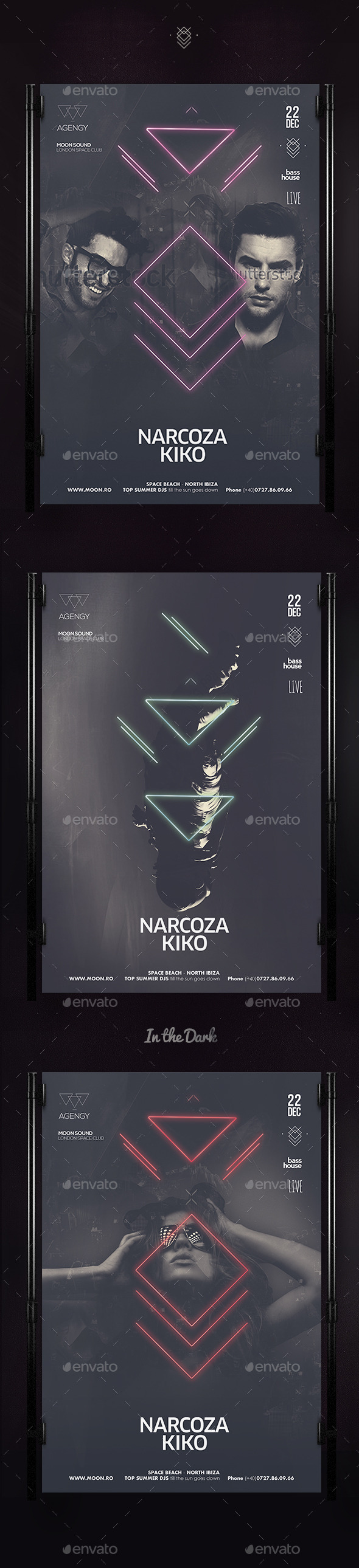 GraphicRiver Neon Club Poster 11439276 GraphicRiver Neon Club Poster 11439276